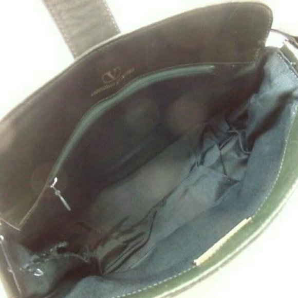 Valentino Vintage Green Gold Leather shoulder bag - Picture 3 of 7